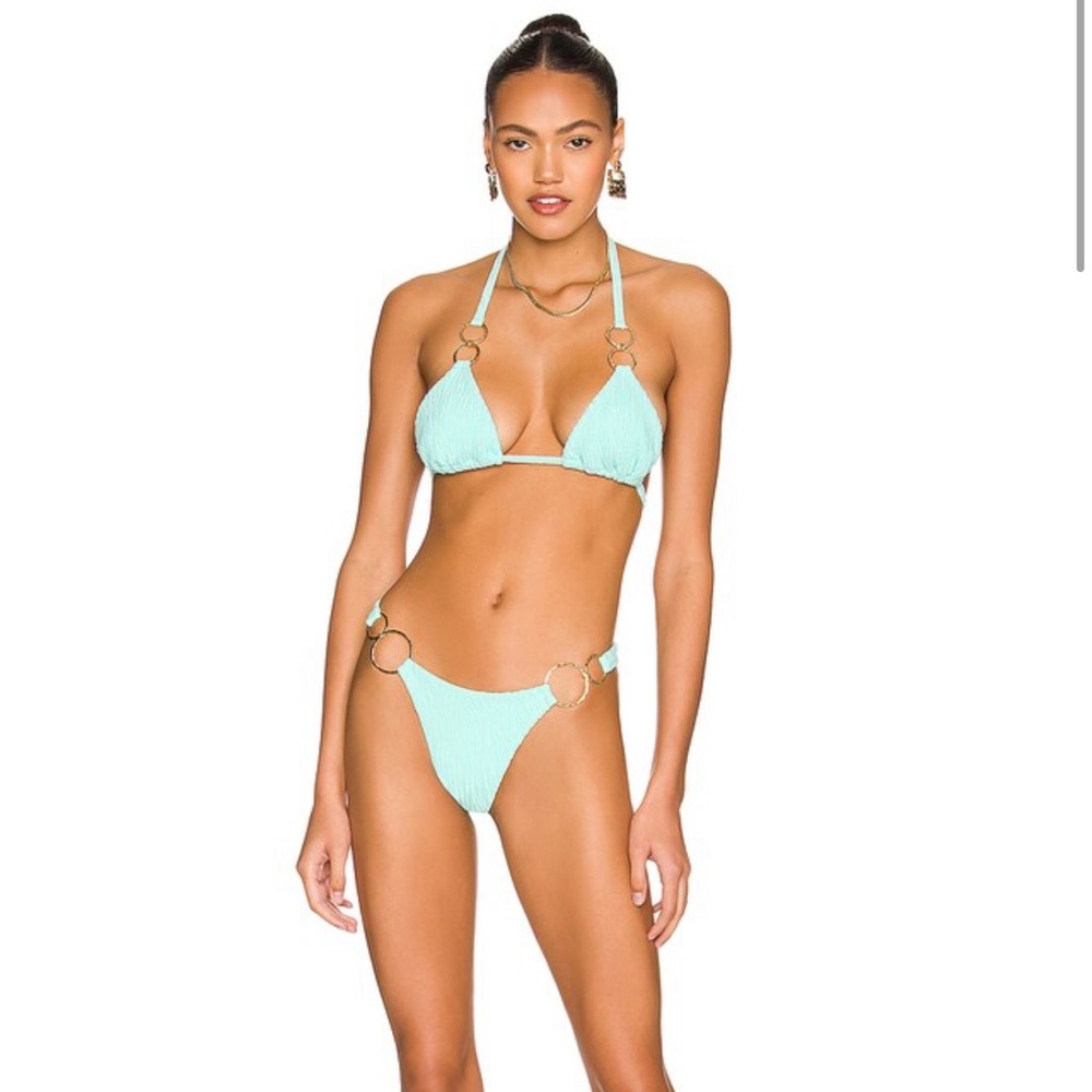 Beach Bunny Nadia Bikini Set in Aqua